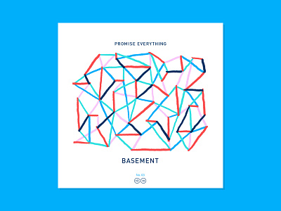 10x16 — #3: Basement - Promise Everything 10x16 abstract album artwork art color illustration music