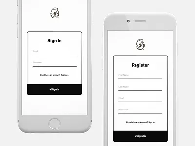 Sign Up / Register 001 concept dailyui kidrobot register sign up ui