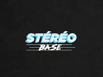 Stereobase 80s logotype vintage