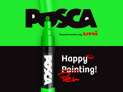 Posca Ad branding posca