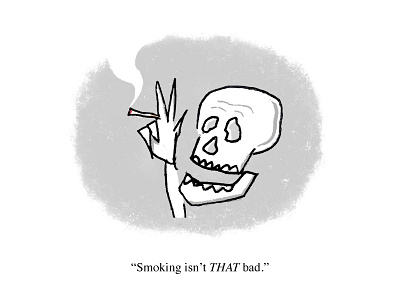 Smoking doodle cigarette skull smoke smoking