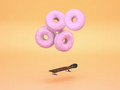 Float On 3d cinema4d render skateboard skateboarding wheels