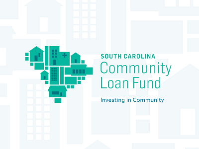 South Carolina Community Loan Fund branding icons logo design typography