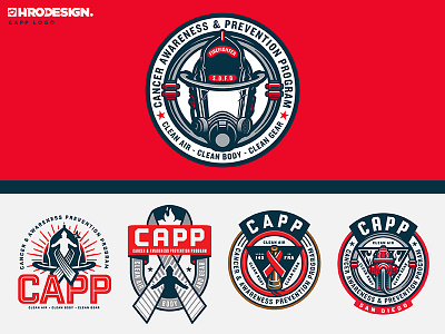 CAPP Logo firefighter fireman helmet icon logo logotype service type