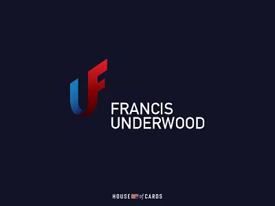 Francis Underwood exploration frank house of cards logo study