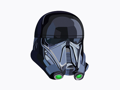 DAY 45: Deathtrooper 100days 100daysofillustration day45 deathstar deathtrooper empire helmet illustration movie rogueone starwars stormtrooper