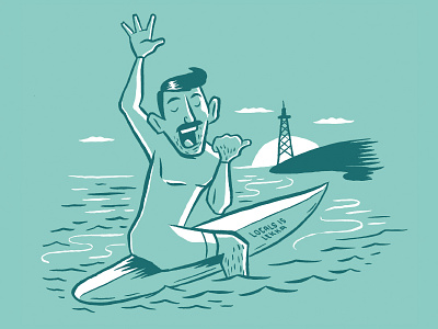 The Cool Local archetypes characters handrawn kronk local southafrica studiokronk surfing zigzag