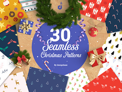 Christmas Patterns christmas christmas tree holiday icons pattern season vector