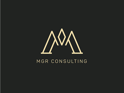 MGR Consulting consulting identity letter logo type