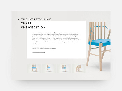 Furniture Design Website Layout clean collection flat design furniture furniture design landingpage mobile product design responsive typography ui website