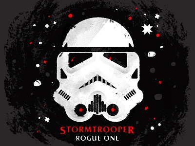 Stormtrooper daily doodle design illustration rogue one star wars stormtrooper