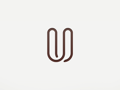 Uzzer logo symbol logo shape symbol u vector