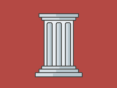 Pillar of Law column illustration law pillar vector