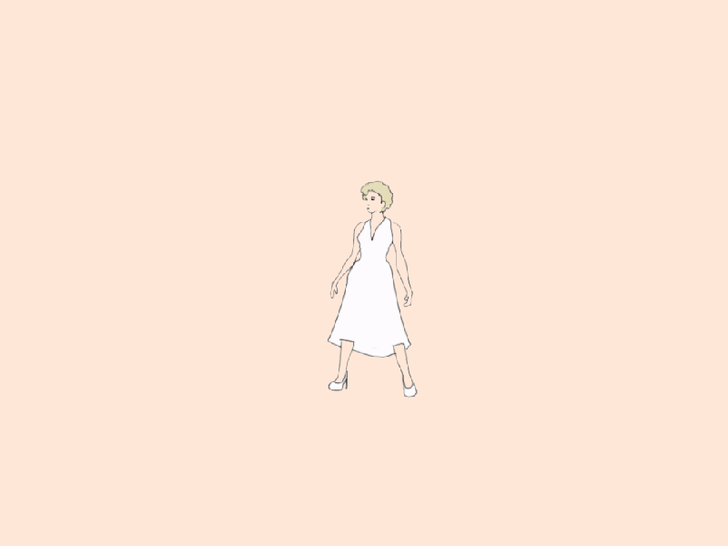 Marigold Monroe animation art drawing flower framebyframe hand drawn loop marigold marilynmonroe