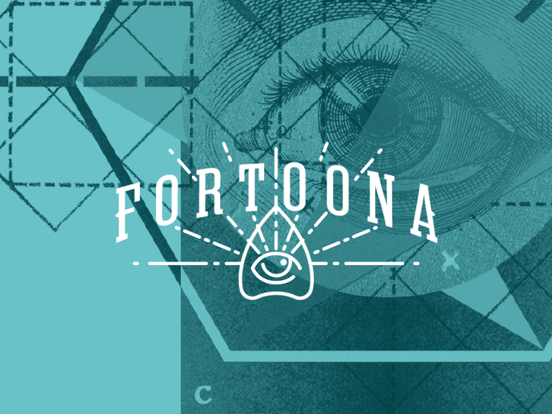 Animated logo for "Fortoona" animation fortoona games gif graphics logo motion