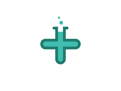 Pharmacy Cross chemistry cross green health lab laboratory logo mark pharmacy