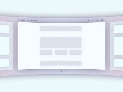 Virtual Reality - Daily UI #73 ar card dailyui interface reality screen virtual vr