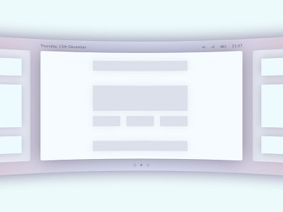 Virtual Reality - Daily UI #73 ar card dailyui interface reality screen virtual vr