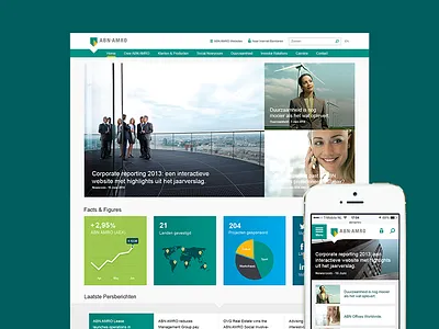 ABN AMRO Home abn amro corporate rebranding ui vd
