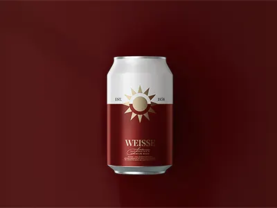 Kazakhstan's Premium Beer 3d beer can cgi