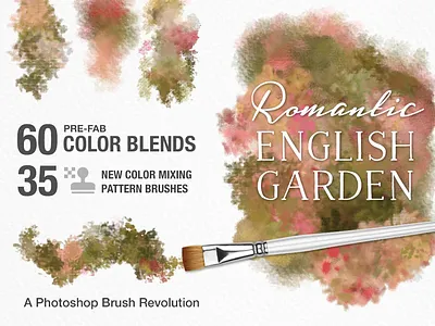 Photoshop Breakthrough! Romantic English Garden Brush Studio adobe brush brushes digital art digital illustration digital painting illustration painting photoshop photoshop brush tutorial watercolor
