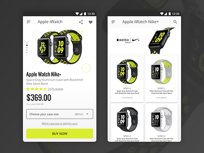DailyUI #012 - E-Commerce Shop (Single Item) 012 app apple apple iwatch daily e commerce e commerce shop iwatch shop single item ui