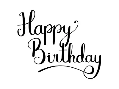Happy Birthday birthday calligraphy happy happy birthday lettering typography