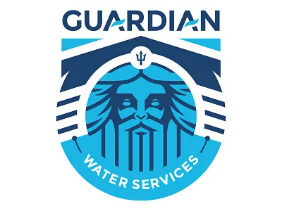 Guardian Water Services badge branddevelopment branding camp design graphic logo outdoor
