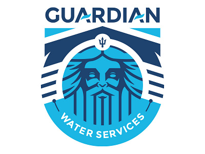 Guardian Water Services badge branddevelopment branding camp design graphic logo outdoor