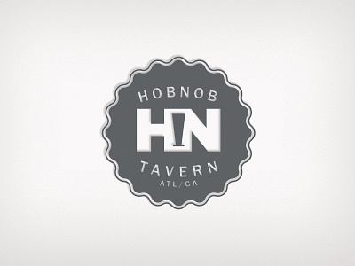 Hob Nob Tavern identity logo