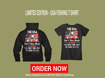 Limited Edition - Usa Fishing T Shirt fishing apparel fishing clothing fishing hoodies fishing shirts fishing t shirt unique fishing apparel unique fishing clothing unqiue fishing t shirt usa fishing shirts usa fishing t shirt