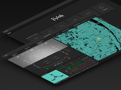 Flylab GCS - Custom Flight Interface app design interface navigation product prototype prototyping ui ux