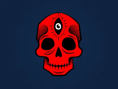 Insomniac Skull bones design graphic grunge icon illustration shading skull stipple vector