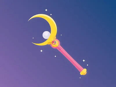 🌙 Fighting evil by moonlight... sailor moon stars wand