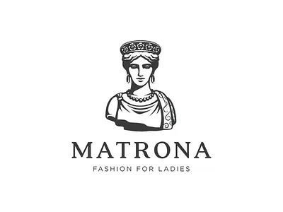 Matrona ancient black clothing rome sculpture vip woman