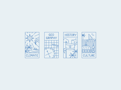 Liveabords of Maldives Icons iconography icons illustration line illustration maldives ui