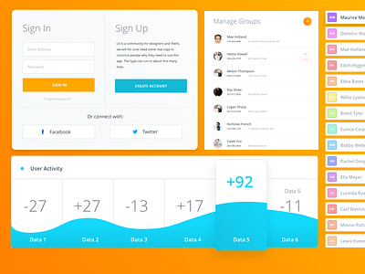 Dashboard Concepts admin panel dashboard sketch ui