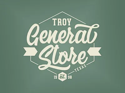 Troy General Store Final Mark general store logo texas troy vintage