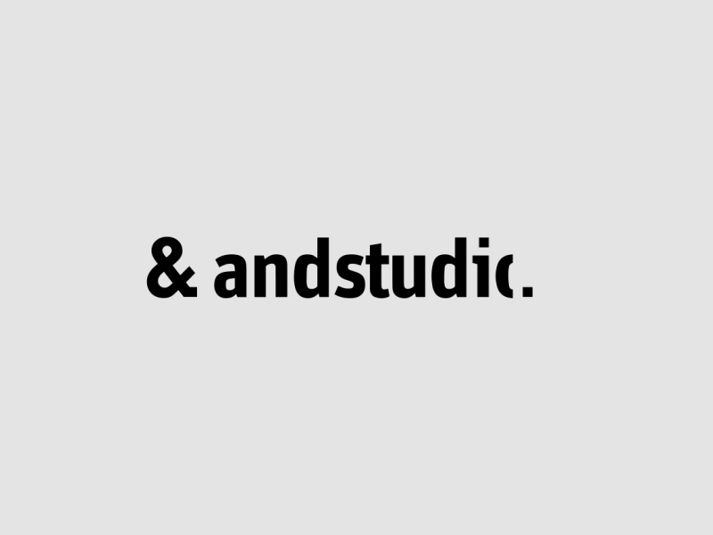 & andstudio. # 3 and andstudio animation brand graphics identity logo mark motion studio trade