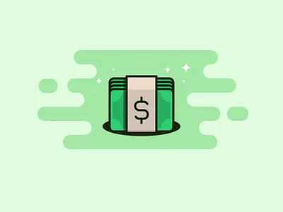 Dollars cash currency dollars icon line money outline