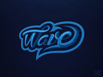 Wave Logo e sports flow logo mascot water wave
