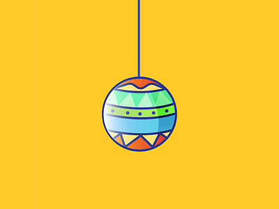Fancy Hanger ball circle colors design designer fancy hanger illustration wall