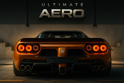 Ultimate Aero - Automotive Design app branding car concept art design graphic design illustration ui ux