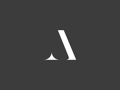 Logo Mark "A" a advisory agency amos branding consulting graphic identity letter logo logos solutions