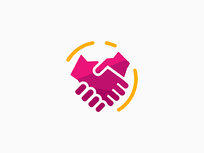 New Icon Style globe handshake icon illustration indiegogo partnership plant tools