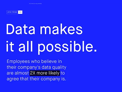 Annual data report mock blue cobalt layout printdesign