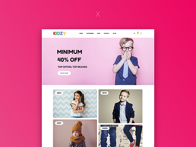 Kids Shop children kids theme themeforest woocommerce wordpress