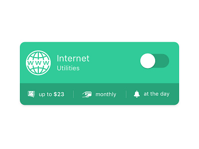 Recurring payments rule box app banking box internet list money notification payments recurringm ui utilities ux