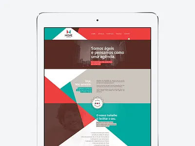 Hoje Liberações / Branding / Website brand brand identity branding logo marca mark site symbol website