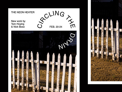 Circling The Drain circling the drain event flyer gallery show nick boso photo tom hoying